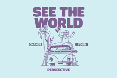See the World Summer Travel Quotes T-shirt Design