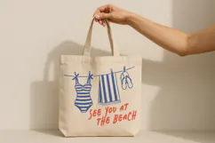 See you at thr beach, Swimsuit on the Line PNG, Sublimation Product Image 3