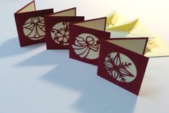 4 cards angels stars Cutting File SVG DXF FCM Product Image 2