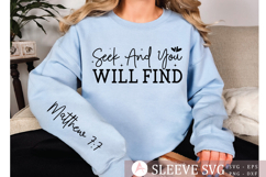 Seek and you will find Sleeve Design Product Image 3