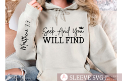 Seek and you will find Sleeve Design Product Image 1