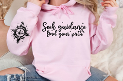 Seek guidance find your path Sleeve Svg Design Product Image 3