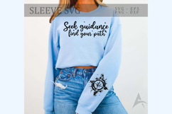 Seek guidance find your path Sleeve Svg Design Product Image 1