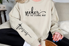 Seeker of the Eternal Way Sleeve SVG Design Product Image 2
