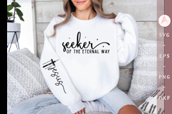 Seeker of the Eternal Way Sleeve SVG Design Product Image 1