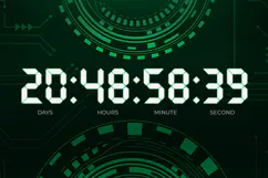Segmenta - Futuristic Seven Segment Font Webfont Product Image 10