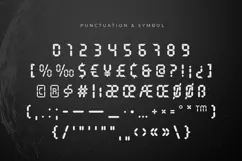Segmenta - Futuristic Seven Segment Font Webfont Product Image 15