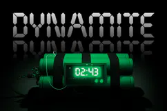 Segmenta - Futuristic Seven Segment Font Webfont Product Image 5