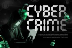 Segmenta - Futuristic Seven Segment Font Webfont Product Image 8