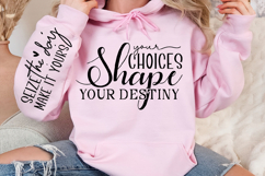 Seize the day make it yours Sleeve Svg Design Product Image 2