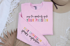 Seize the opportunity ignite your passion Sleeve SVG Product Image 3