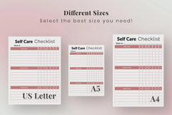 Printable Self Care Checklist Template Product Image 2