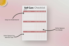 Printable Self Care Checklist Template Product Image 1