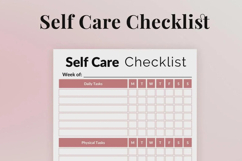 Printable Self Care Checklist Template Product Image 5