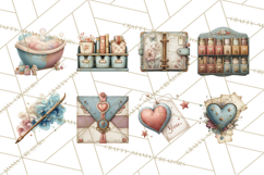 Self Care Clipart PNG, Pastel Wellness Icons Product Image 8