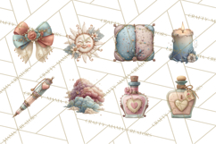 Self Care Clipart PNG, Pastel Wellness Icons Product Image 4