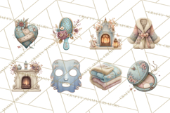 Self Care Clipart PNG, Pastel Wellness Icons Product Image 7