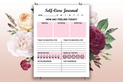Self-Care Journal Printable Mental Health &amp; Reflection Product Image 2