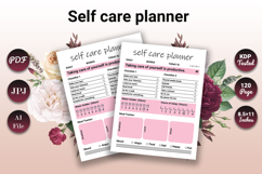 Self Care Planner Daily Wellness &amp; Mindfulness Journal Product Image 1