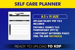 Self Care Planner | KDP Interior Template Ready to Upload Product Image 2