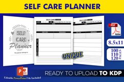 Self Care Planner | KDP Interior Template Ready to Upload Product Image 1