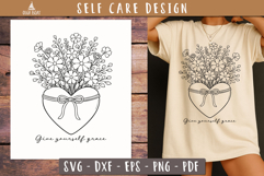 Self Care Quote Floral Bundle Product Image 22