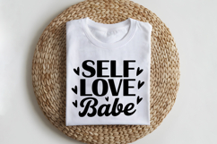 Self Love Babe SVG | Mental Health SVG Product Image 2
