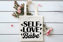 Self Love Babe SVG | Mental Health SVG Product Image 4