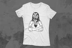 Escapism Black White T-shirt Designs Bundle