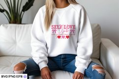 Self Love Club Valentine’s Day SVG PNG T-shirt Design Product Image 2