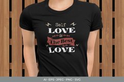 Self Love is The Best Love SVG Product Image 1