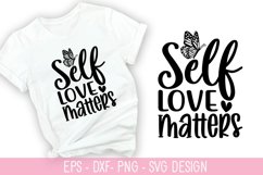 Self love matters SVG - Mental Health Design Product Image 1