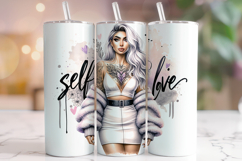 Self Love Tumbler, Motivational Tumbler, Inspirational PNG Product Image 1
