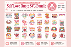 Self Love Quote SVG Bundle Product Image 1