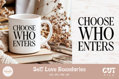 Trendy motivational self love sayings being used as a empowerment mug print