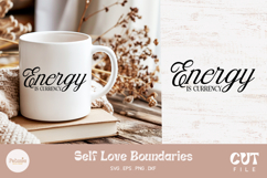 Trendy motivational self love sayings being used as a empowerment mug print