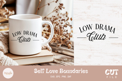 Trendy motivational self love sayings being used as a empowerment mug print