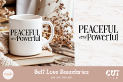 Trendy motivational self love sayings being used as a empowerment mug print