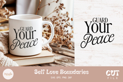  Trendy self love SVG cut file for Cricut and Silhouette projects being used as self care design print