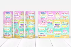 Daily Affirmation Tumbler Sublimation I Self Love Tumbler Product Image 2