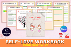 Self-Love Workbook Canva Product Image 1
