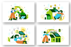10 Self Sustainable Homes Illustration Product Image 2