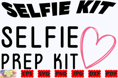 Selfie Kit SVG | Funny Makeup SVG | Makeup SVG | Beauty SVG Product Image 2