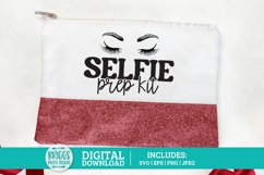 Selfie Prep Kit SVG | Makeup Bag SVG Product Image 1