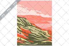 Seminoe State Park at the base of Seminoe Mountains WPA Product Image 1