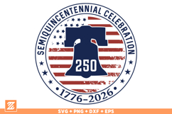 USA 250th anniversary SVG, America SVG, 4th of July SVG PNG Product Image 1