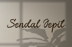 Sendal Jepit Font Product Image 9