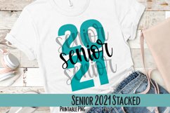 Senior 2021 Stacked Sublimation PNG Product Image 1