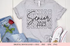 Senior 2023 SVG, Graduation SVG, Class of 2023 SVG, cut file Product Image 2