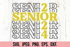 Senior 2024 SVG PNG - Class of 2024 Graduate - Graduation Product Image 4